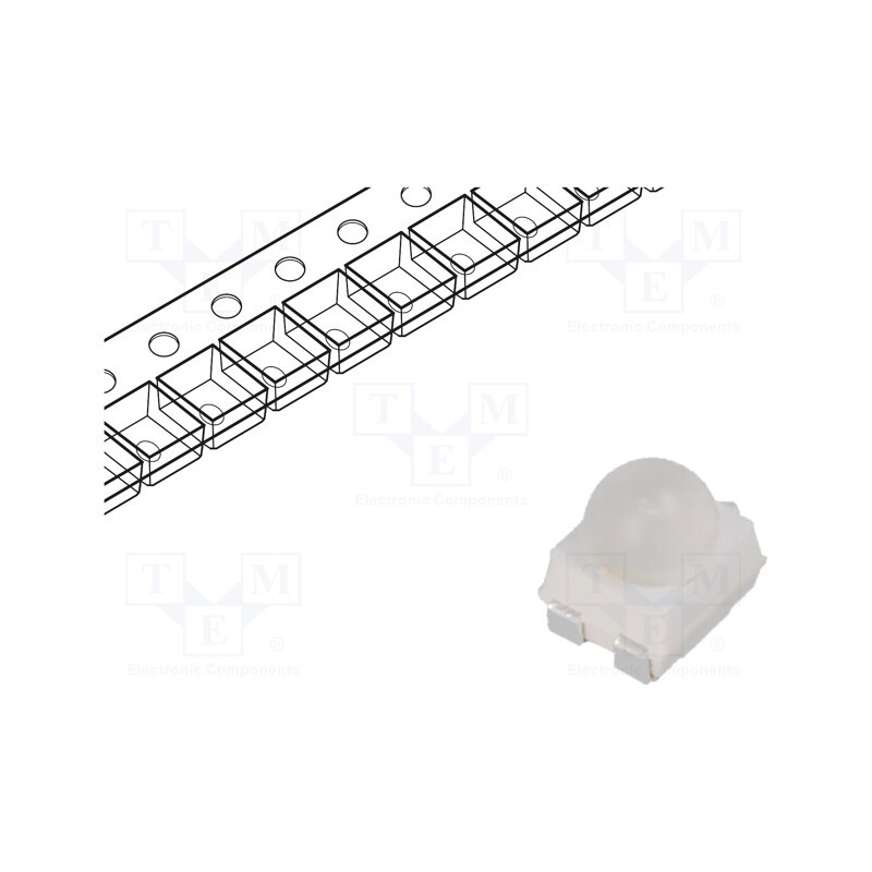 10 pcs : HSMC-A431-Y80M1 - LED, SMD, 3228,PLCC4, red, 3550÷9000mcd, 3.2x2.8x3.87mm, 30°, 50mA