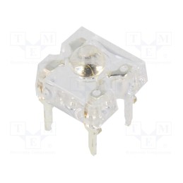 10 pcs : OSTBKAZ161D - LED Super Flux, 7.62x7.62mm, RGB, 7000÷8400mcd, 10000÷12000mcd