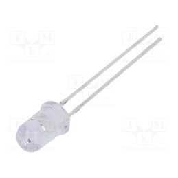 10 pcs : OSV1YL5A31A-12V - LED, UV, 30°, 20mA, P: 225mW, 360÷370nm, 12VDC, THT