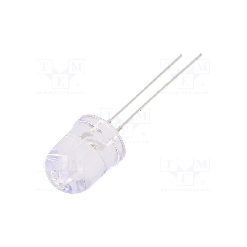 10 pcs : OSY5PAA131A-1MA - LED, 10mm, yellow, 1120÷1560mcd, 30°, Front: convex, 1.8÷2.2V