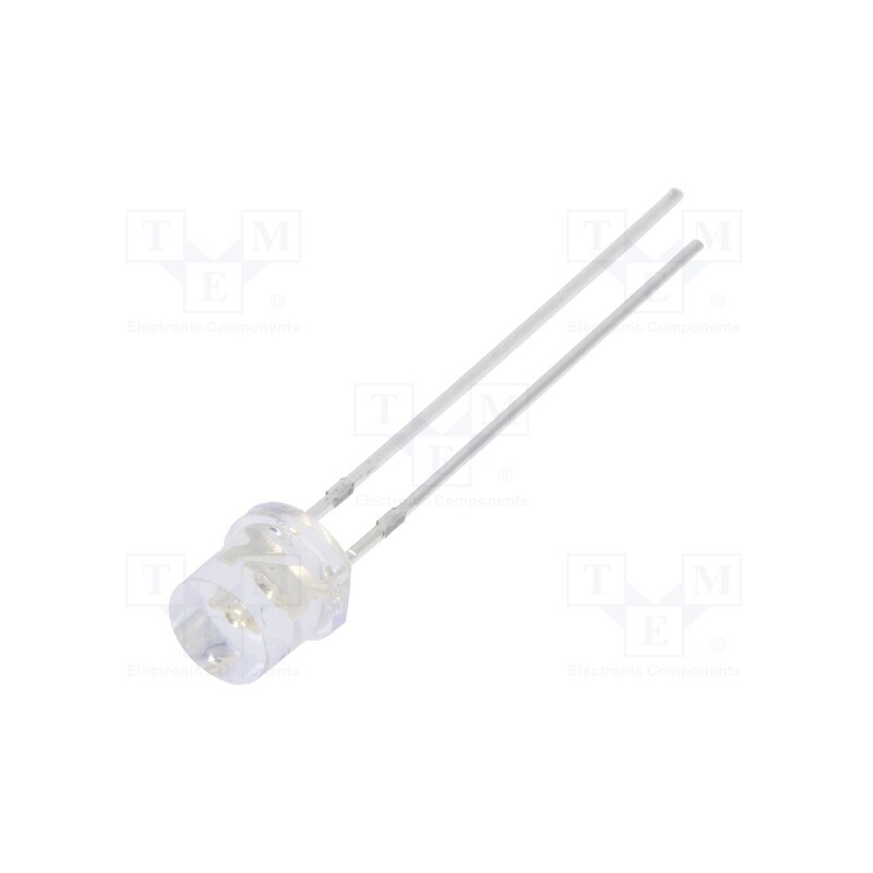 10 pcs : OSV2YL57E1A - LED, UV, 140°, 20mA, P: 114mW, 370÷380nm, 3÷3.8VDC, THT