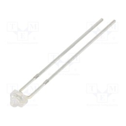 10 pcs : OSV1YL7331A - LED, UV, 30°, 20mA, P: 114mW, λd: 360÷370nm, 3÷3.8VDC, THT