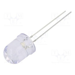 10 pcs : OSV2YLA131A - LED, UV, 30°, 20mA, P: 114mW, 370÷380nm, 3÷3.8VDC, THT