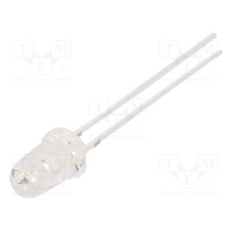 10 pcs : OSV2YL5201A - LED, UV, 8°, 20mA, P: 114mW, 370÷380nm, 3÷3.8VDC, THT
