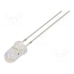 10 pcs : OSV5DL5111A-VVLED - LED, UV, 15°, 7.5÷13mA, P: 208mW, λd: 400÷410nm, 3÷13VDC, THT