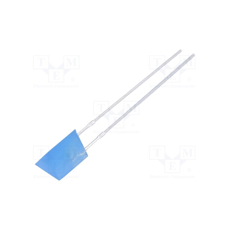 10 pcs : OSB5SA7ZE4B - LED, blue, 150÷220mcd, 140°, Front: flat, 2.9÷3.4V, 5.35x5.35x7mm