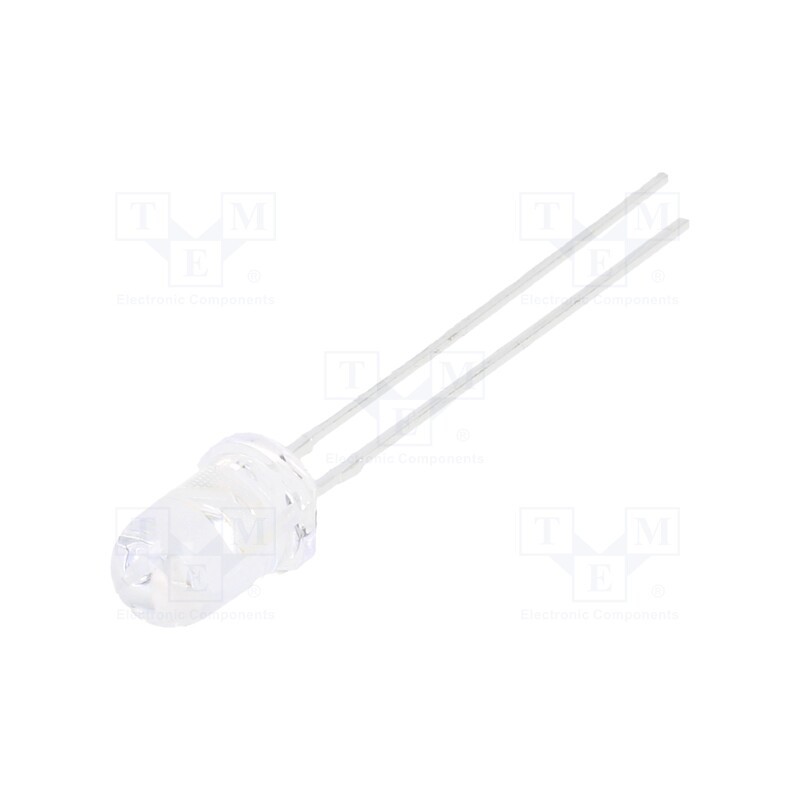 10 pcs : SSL-LX5093USBC - LED, 5mm, blue, 1900÷3000mcd, 16°, Front: convex, 3.3÷4V, -40÷85°C