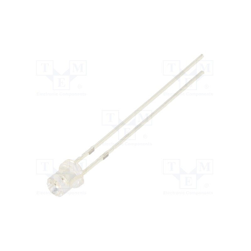 10 pcs : OSV1YL34E1A - LED, UV, 140°, 20mA, P: 114mW, λd: 360÷370nm, 3÷3.8VDC, THT