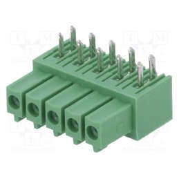 10 pcs : 15EDGA-3.5-05P-14-00AH - Pluggable terminal block, 3.5mm, ways: 5, angled 90°, socket, THT