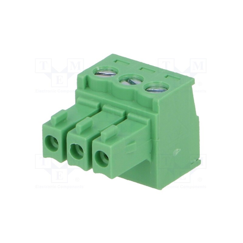 10 pcs : 15EDGK-3.5-03P-14-00AH - Pluggable terminal block, 3.5mm, ways: 3, straight, plug, female