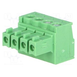 10 pcs : 15EDGK-3.5-04P-14-00A(H) - Pluggable terminal block, 3.5mm, ways: 4, straight, plug, female