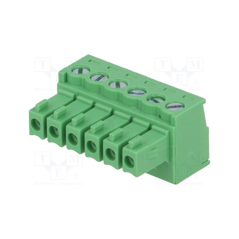 10 pcs : 15EDGK-3.5-06P-14-00AH - Pluggable terminal block, 3.5mm, ways: 6, straight, plug, female