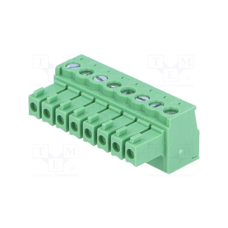 10 pcs : 15EDGK-3.5-08P-14-00AH - Pluggable terminal block, 3.5mm, ways: 8, straight, plug, female