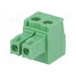10 pcs : 15EDGK-3.81-02P-14-00A(H) - Pluggable terminal block, 3.81mm, ways: 2, straight, plug, female