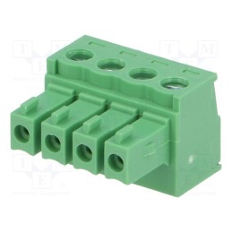 10 pcs : 15EDGK-3.81-04P-14-00A(H) - Pluggable terminal block, 3.81mm, ways: 4, straight, plug, female
