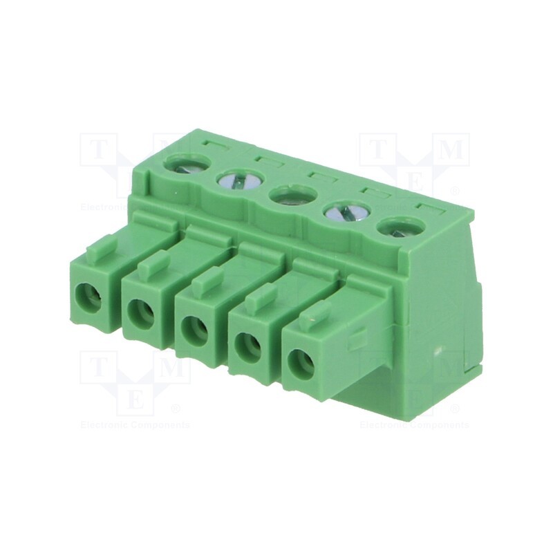 10 pcs : 15EDGK-3.81-05P-14-00A(H) - Pluggable terminal block, 3.81mm, ways: 5, straight, plug, female