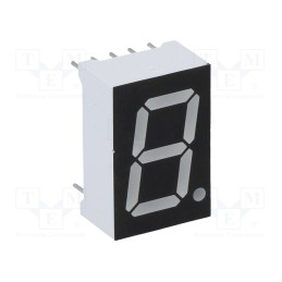 10 pcs : OPD-S5620G-BW - Display: LED, 7-segment, 14.2mm, 0.56', No.char: 1, green, 8mcd