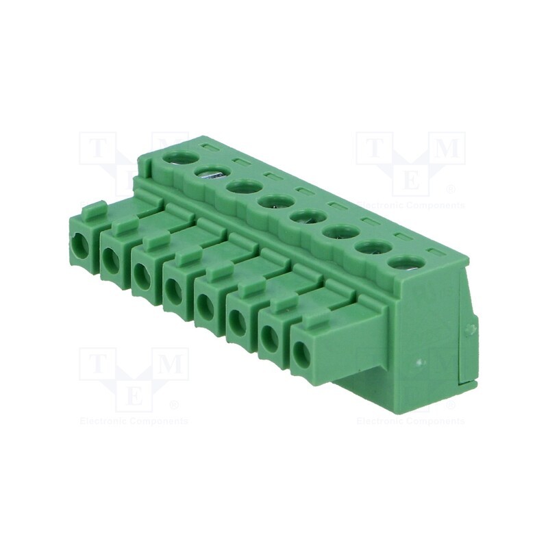 10 pcs : 15EDGK-3.81-08P-14-00A(H) - Pluggable terminal block, 3.81mm, ways: 8, straight, plug, female