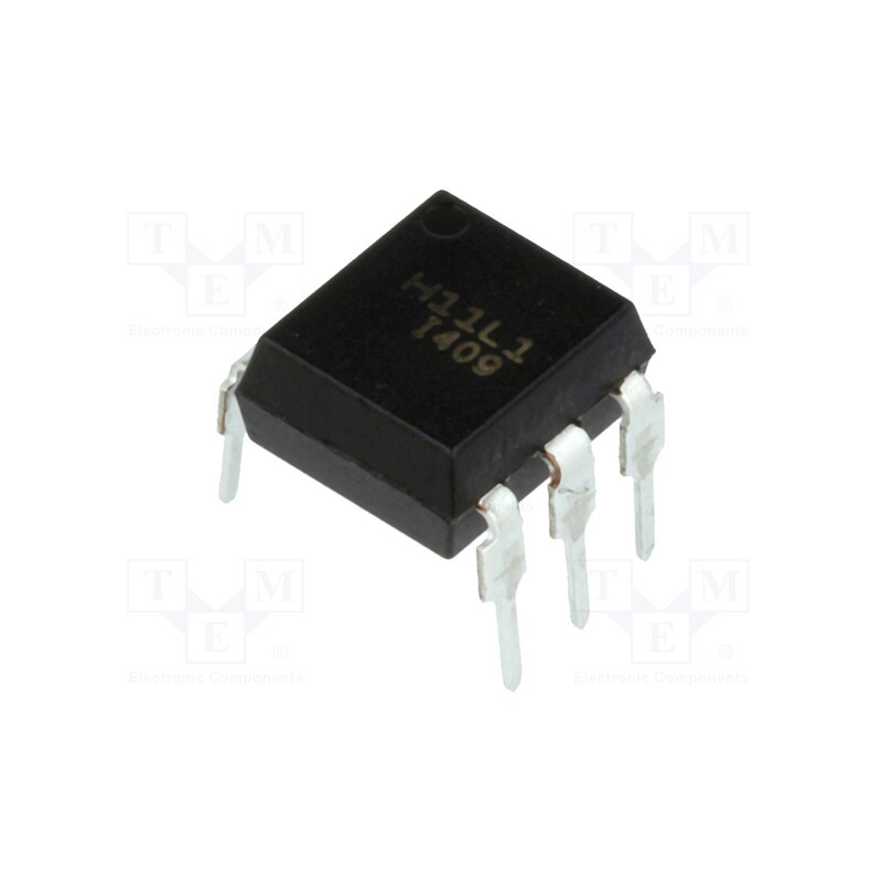 10 pcs : H11L1 - Optocoupler, THT, Ch: 1, OUT: logic, DIP6, H11L1