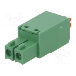 10 pcs : 15EDGKN-3.5-02P-14-1000AH - Pluggable terminal block, 3.5mm, ways: 2, straight, plug, female
