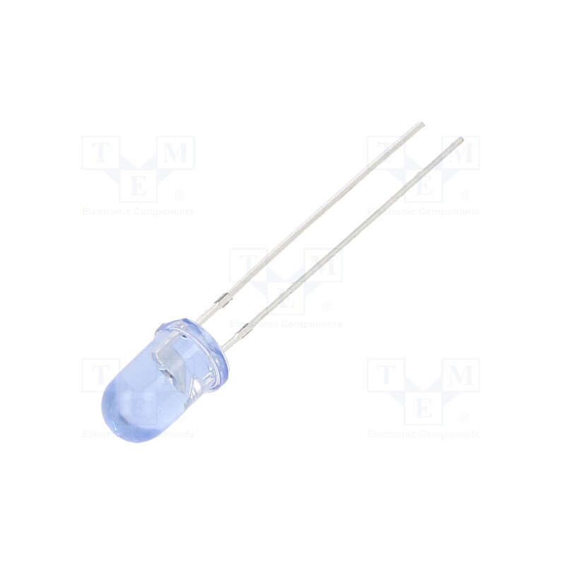 10 pcs : NTE30116 - IR transmitter, 5mm, blue, 20°, λp max: 940nm, THT, 1000mA, 2.6÷4V