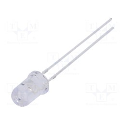 10 pcs : OSV3SL5A31A-5V - LED, UV, 30°, 12÷20mA, P: 150mW, 380÷390nm, 5VDC, THT, Front: convex