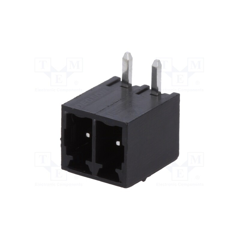 10 pcs : 15EDGRC-3.5-02P-13-00AH - Pluggable terminal block, 3.5mm, ways: 2, angled 90°, socket, male