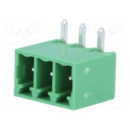 10 pcs : 15EDGRC-3.5-03P-14 - Pluggable terminal block, 3.5mm, ways: 3, angled 90°, socket, male