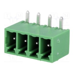10 pcs : 15EDGRC-3.5-04P-14 - Pluggable terminal block, 3.5mm, ways: 4, angled 90°, socket, male