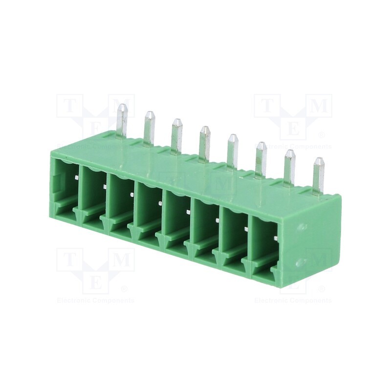 10 pcs : 15EDGRC-3.5-08P-14-00A(H) - Pluggable terminal block, 3.5mm, ways: 8, angled 90°, socket, male