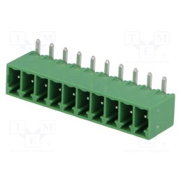 10 pcs : 15EDGRC-3.5-10P-14-00A(H) - Pluggable terminal block, 3.5mm, ways: 10, angled 90°, socket