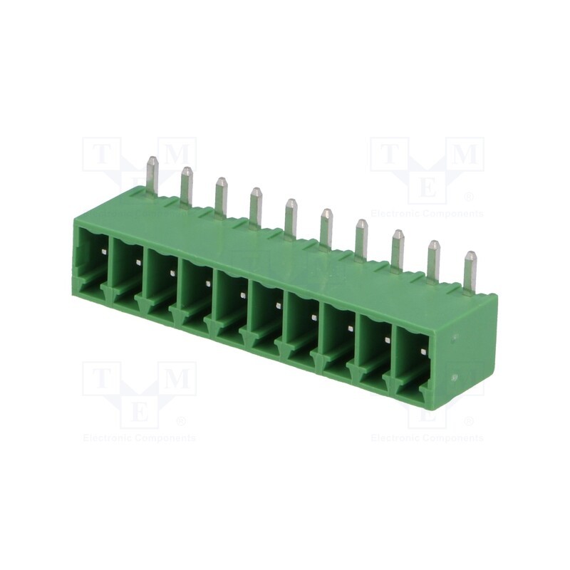 10 pcs : 15EDGRC-3.5-10P-14-00A(H) - Pluggable terminal block, 3.5mm, ways: 10, angled 90°, socket