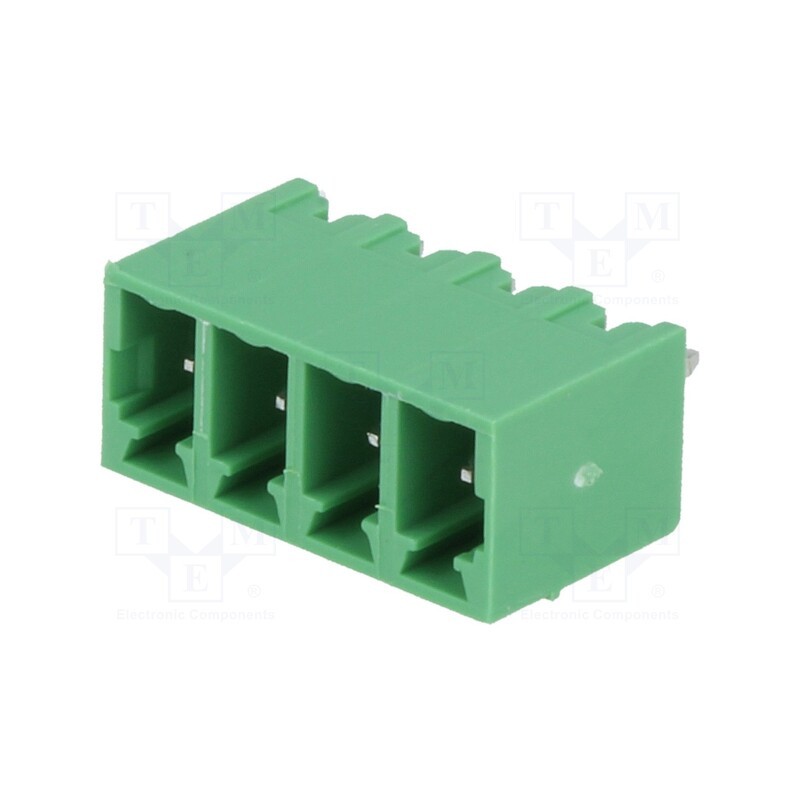 10 pcs : 15EDGVC-3.81-04P-14-00A(H) - Pluggable terminal block, 3.81mm, ways: 4, straight, socket, male