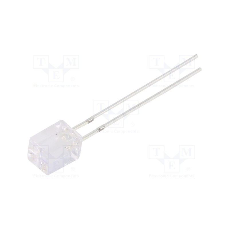 10 pcs : OSG5DA7NE1B-12V - LED, rectangular, 5x5x7mm, green, 750÷1120mcd, 140°, Front: flat