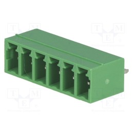 10 pcs : 15EDGVC-3.81-06P-14-00A(H) - Pluggable terminal block, 3.81mm, ways: 6, straight, socket, male