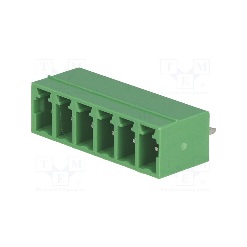 10 pcs : 15EDGVC-3.81-06P-14-00A(H) - Pluggable terminal block, 3.81mm, ways: 6, straight, socket, male