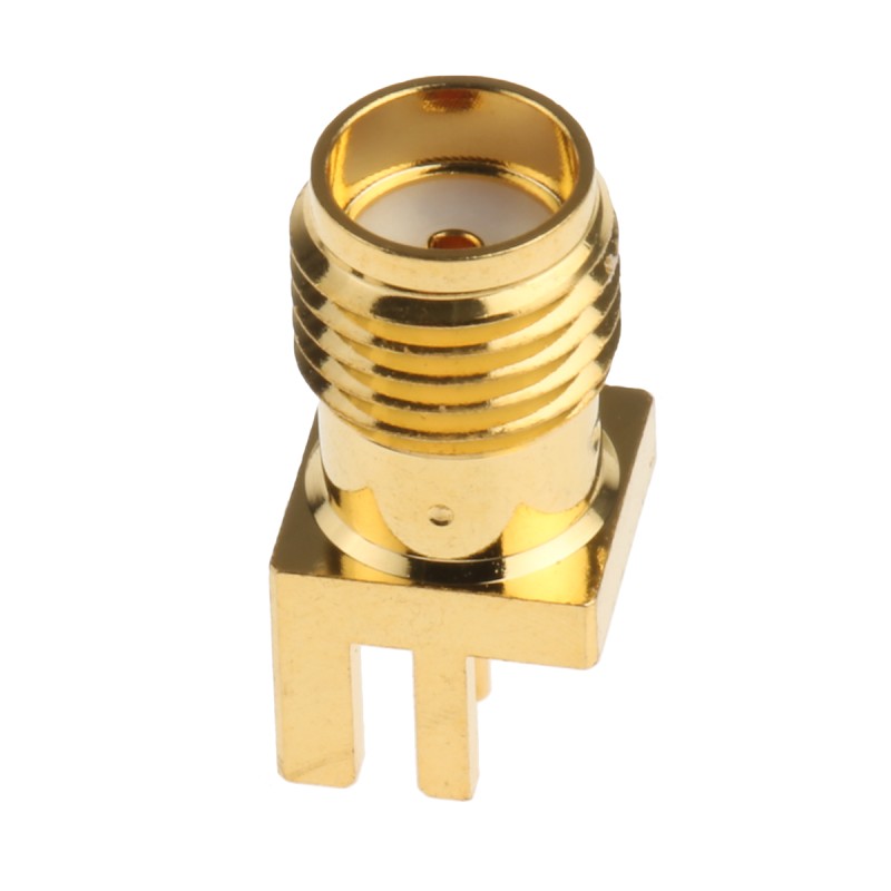 1 pcs - RS PRO, jack Edge Mount SMA Connector, 50Ω, Solder Termination, Straight Body
