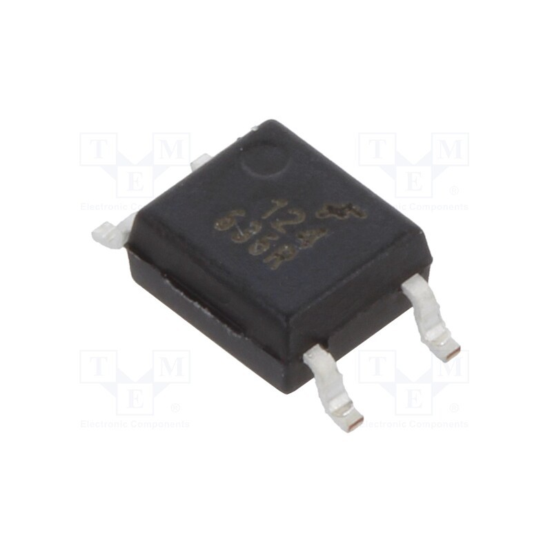 10 pcs : FODM124R2 - Optocoupler, SMD, Ch: 1, OUT: transistor, Uinsul: 3.75kV, Uce: 80V