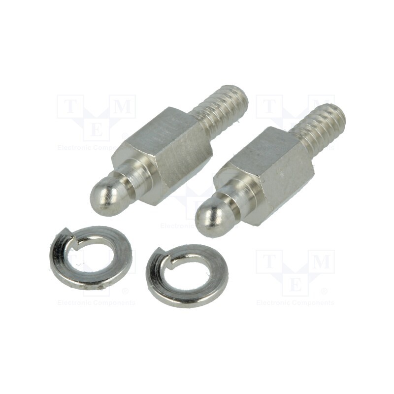 10 pcs : 16-002190 - Spring lock set for D-Sub, SnapLock, cable-panel