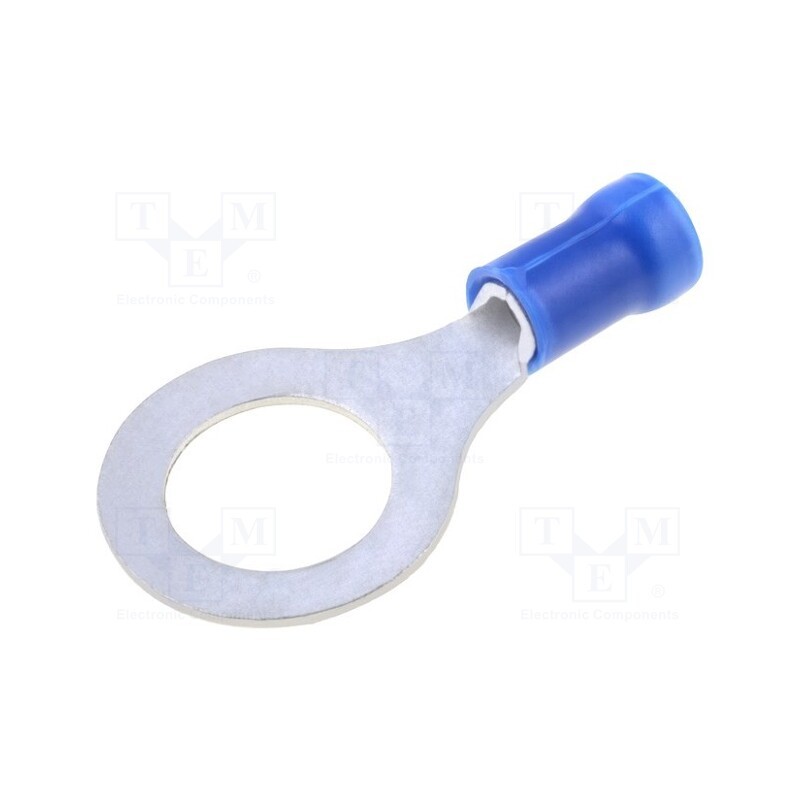 10 pcs : 160136 - Tip: ring, M10, Ø: 10.5mm, 1.25÷2mm2, crimped, for cable, insulated