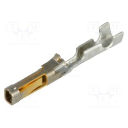 20 pcs : 16020083 - Contact, female, gold-plated, 30AWG÷24AWG, SL, cut from reel