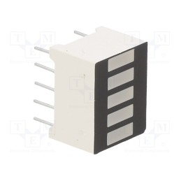 10 pcs : OSX05201-R - Display: LED, bargraph, red, 35mcd, 12.7x10.1mm, 2.1÷2.5V