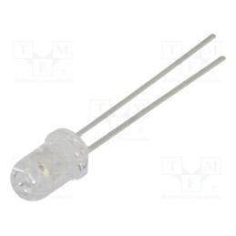 10 pcs : LL-504PGC2Z-G5-2CF - LED, 5mm, green, 5000÷9000mcd, 60°, Front: convex, 2.8÷3.6V