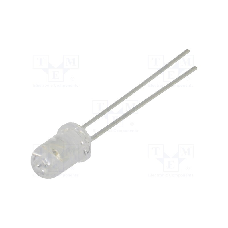 10 pcs : LL-504PGC2Z-G5-2CF - LED, 5mm, green, 5000÷9000mcd, 60°, Front: convex, 2.8÷3.6V