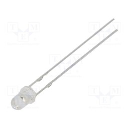10 pcs : OSV2YL3131A - LED, UV, 30°, 20mA, P: 114mW, 370÷380nm, 3÷3.8VDC, THT