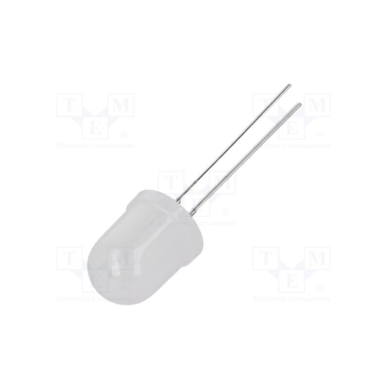10 pcs : OS5RPMA162A-LM - LED, 10mm, red, 1120÷1560mcd, 60°, Front: convex, 1.8÷2.4V