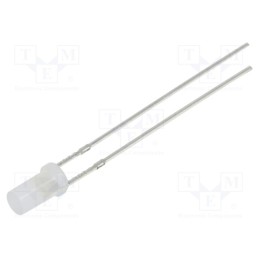 10 pcs : OSWWD23NE2A - LED, 3mm, white cold, 750÷1120mcd, 140°, Front: flat, 2.7÷3.4V