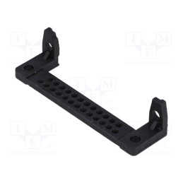 10 pcs : 160X10089X - Protection, PIN: 25, angled 90°, A: 53mm, B: 47mm, C: 7.4mm, D: 10.7mm