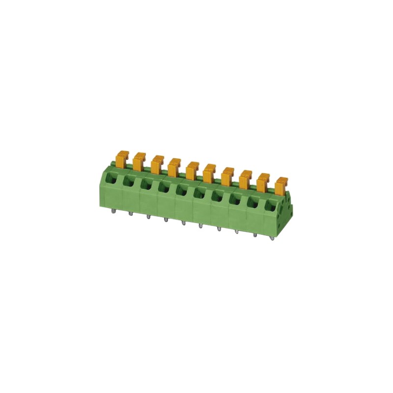 1 pcs - Phoenix Contact SPTAF 1/15-5.0-LL Series PCB Terminal Block, 15-Contact, 5mm Pitch, Through Hole Mount, 2-Row