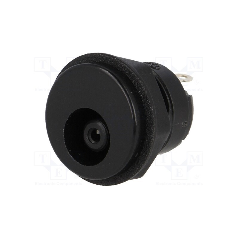 10 pcs : 1614 05 - Socket, DC supply, female, 6.5/4.3/1.4mm, soldering, 2A, 18VDC